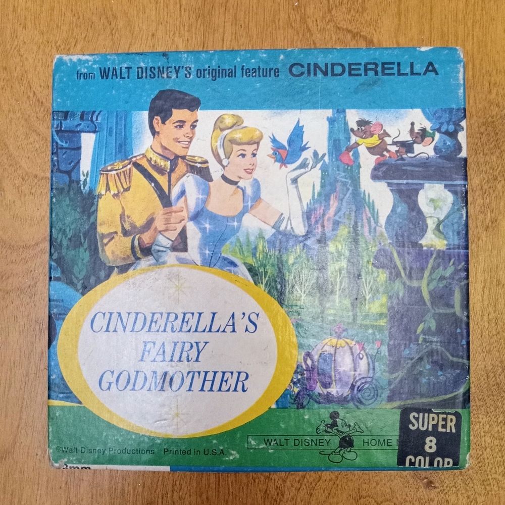 Vintage Cinderella's Fairy Godmather 8 mm